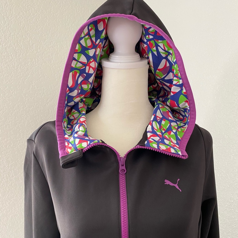 Puma fitted zip-up hoodie